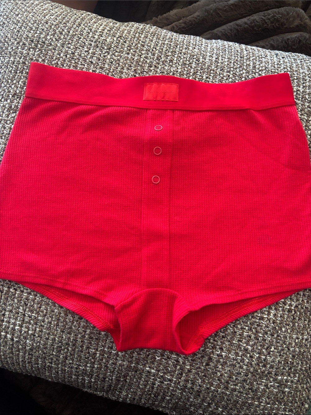 Pink Victoria Secret High-Waist Red Women's Shorts
